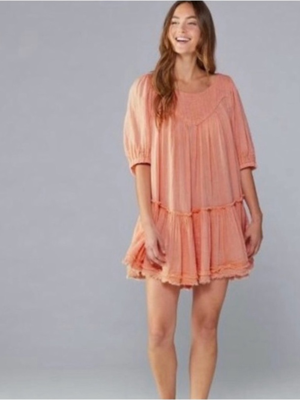 Free People Orange Dress/Tunic